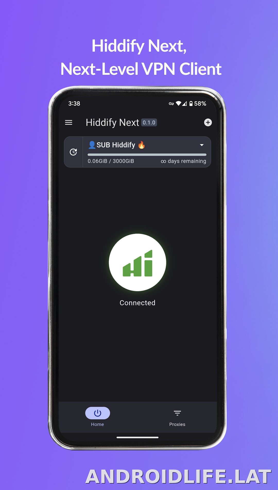 Hiddify скриншот 1