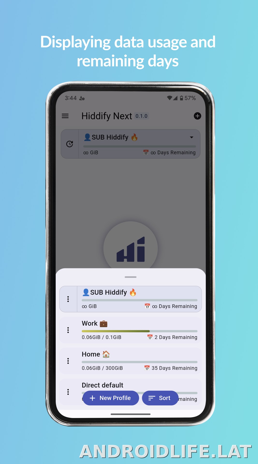 Hiddify скриншот 5