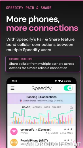Speedify скриншот 5